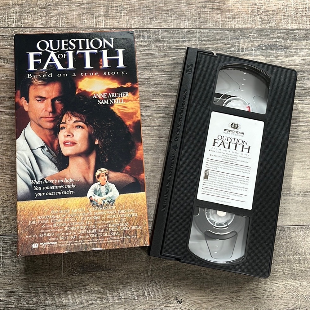 Question of Faith  VHS Movie Vintage 90’s ~ Bundle~ 2 For $20 Listing